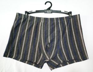 O fio da listra dos homens tingiu pugilistas confortáveis